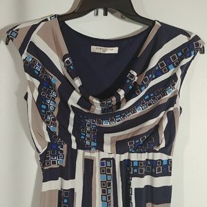 Evan Picone Geometric  petite dress